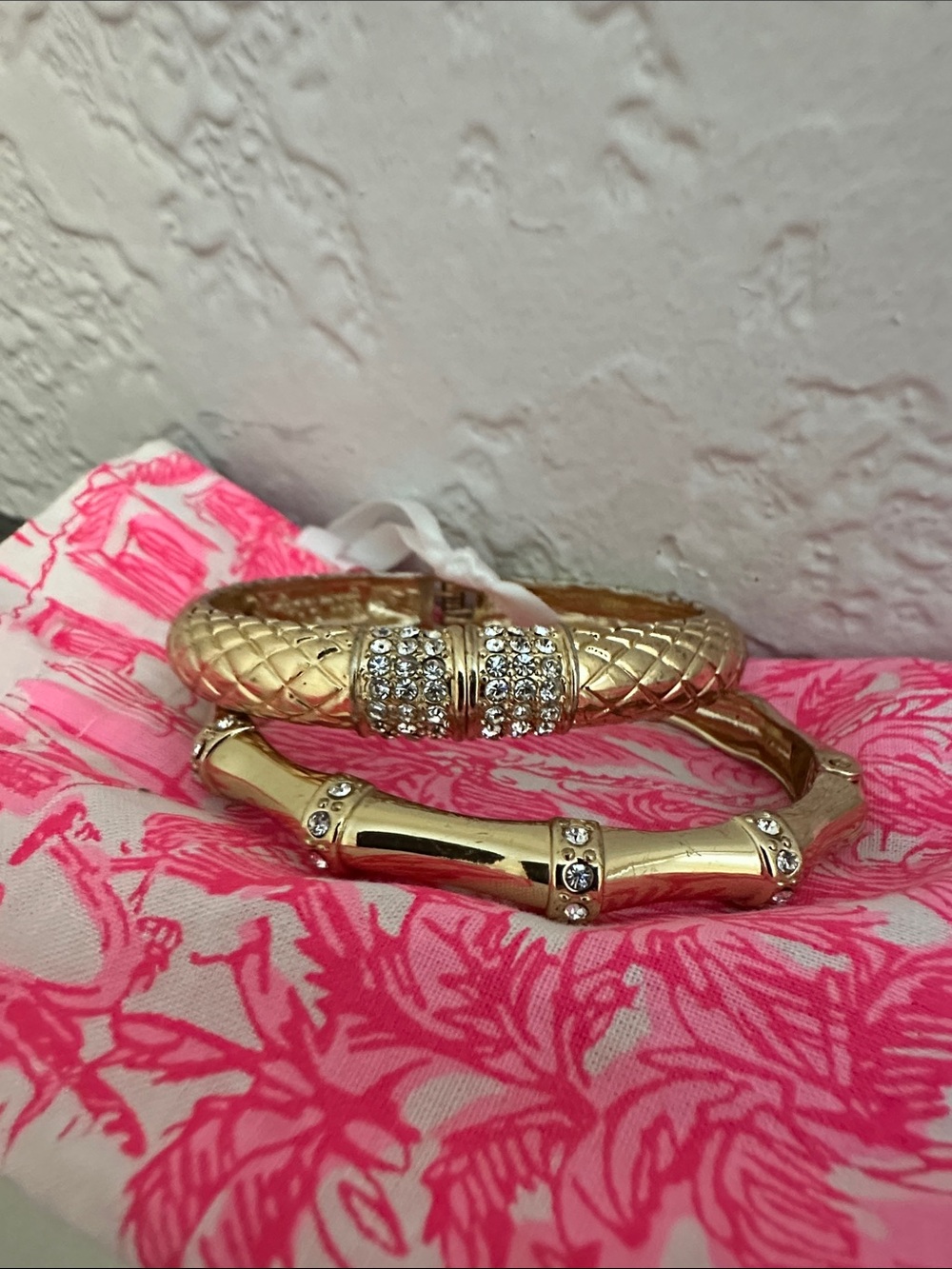 Lilly Pulitzer Gold Bracelets